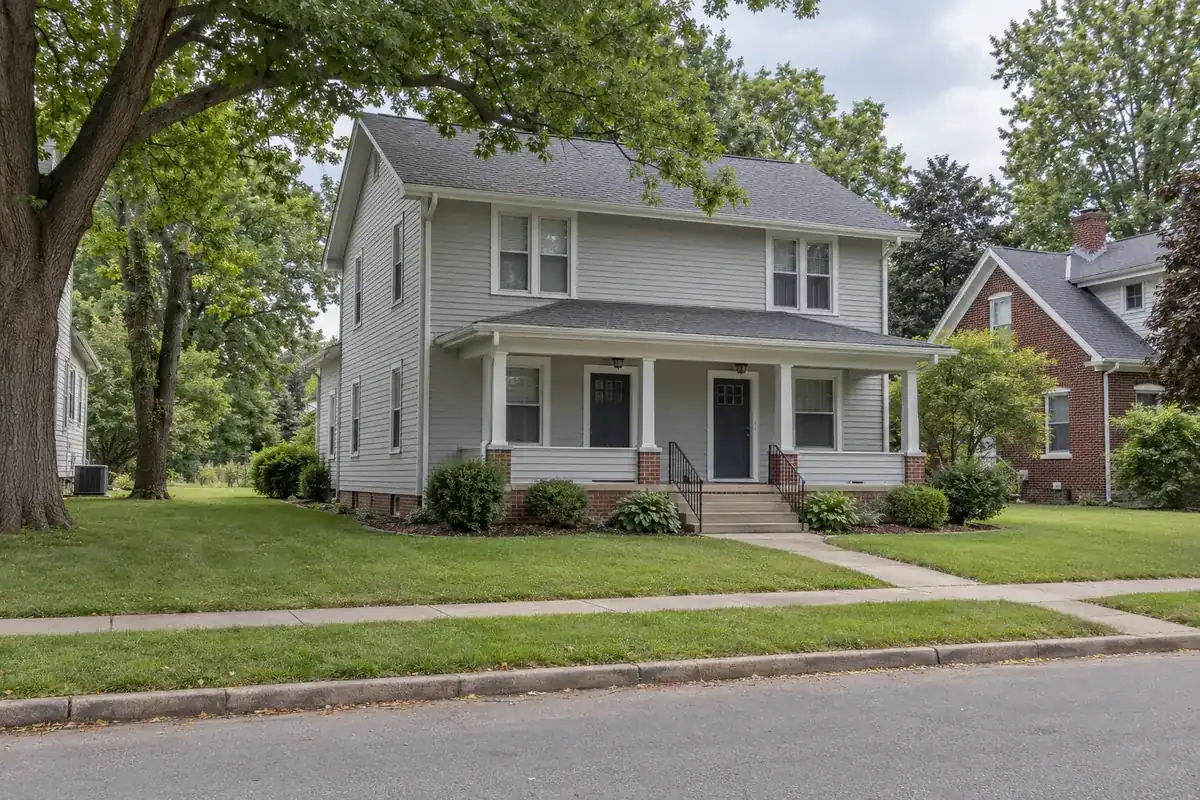 A two-unit rental house in Fort Wayne